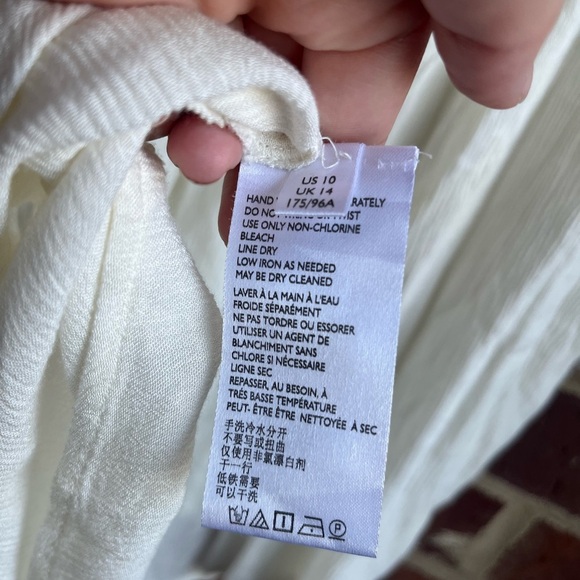 Anthropologie Bristol Embroidered Blouse Size 10 - Picture 11 of 14